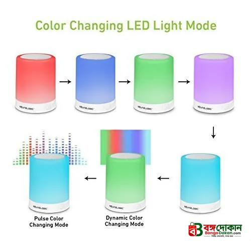 Touch Lamp Portable Bluetooth Speaker – বাংলাদেশে সেরা দাম ও স্পেসিফিকেশন - গ্যালারি