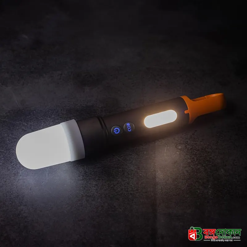 Traveller Light LED Torch – 500 Lumen Portable Tactical Flashlight with 1200mAh Battery, Optical Zoom, 9 Lighting Modes, IP65 Waterproof & USB-C Charging - বাংলাদেশে সেরা দাম ও স্পেসিফিকেশন - গ্যালারি