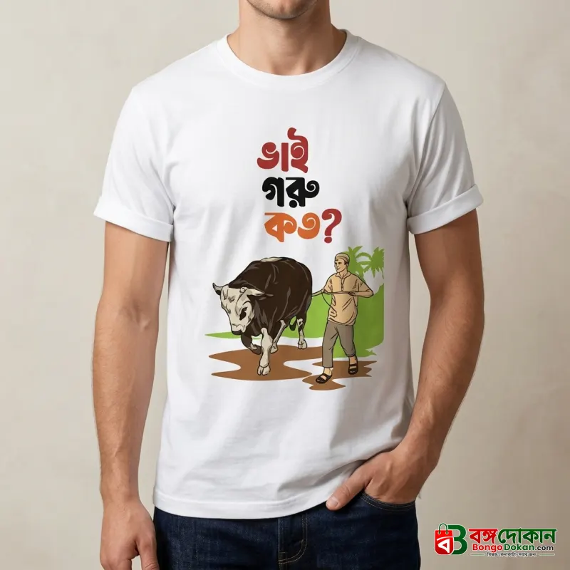 T-Shirt (Bhai Goru Koto) for EID Special - বাংলাদেশে সেরা দাম ও নতুন কালেকশন - বাংলাদেশে সেরা অফার ও দাম