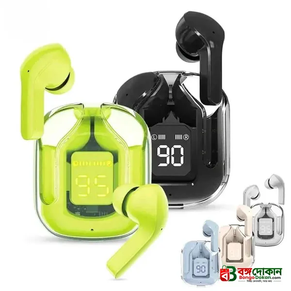 Ultrapods Pro Transparent True Wireless Earbuds – Bluetooth 5.3 TWS with Smart LED Display, ANC Noise Cancellation & IPX4 Waterproof - বাংলাদেশে সেরা দাম ও স্পেসিফিকেশন - গ্যালারি