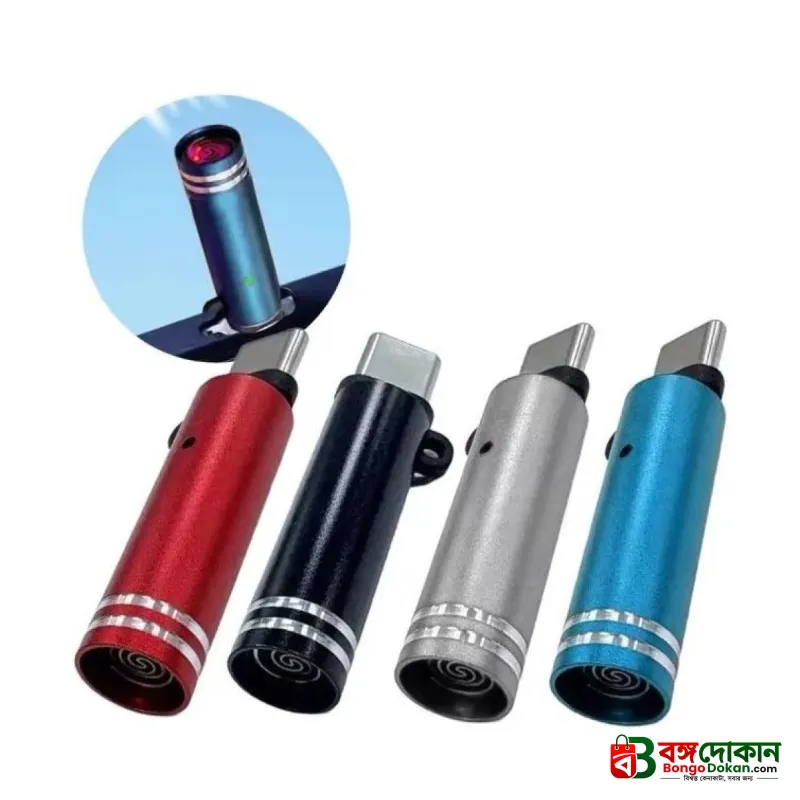 USB-C Mini Flameless Lighter (Tungsten Wire, Blow-to-Ignite) – Portable Windproof Electronic Lighter, Type-C Direct Plug-in & Auto Shut-Off Safety Design - বাংলাদেশে সেরা দাম ও স্পেসিফিকেশন - গ্যালারি