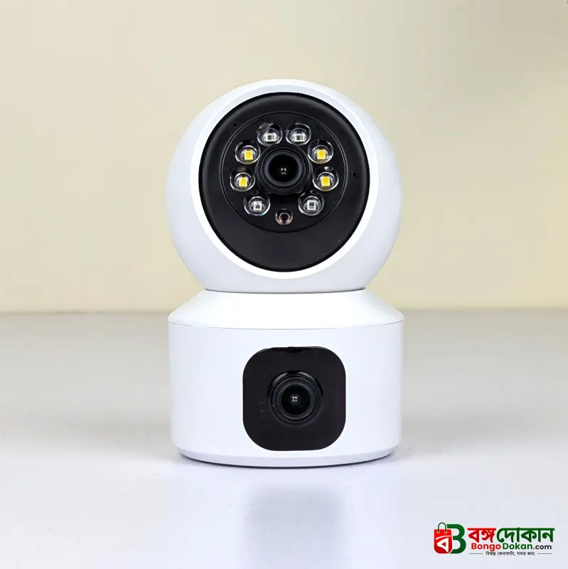 V380 Pro Dual Lens 1080P WiFi Security Camera – Rotatable 360-Degree Wireless Indoor CCTV with Smart AI Motion Tracking, Night Vision & Two-Way Audio (Model: V9L) - বাংলাদেশে সেরা দাম ও স্পেসিফিকেশন - গ্যালারি