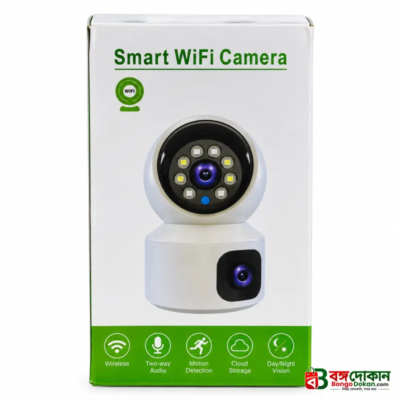 V380 Pro Dual Lens 4G SIM Supported Security Camera – Wireless PTZ Outdoor Camera with Full Color Night Vision, Human Tracking & Cloud Storage - বাংলাদেশে সেরা দাম ও স্পেসিফিকেশন - গ্যালারি