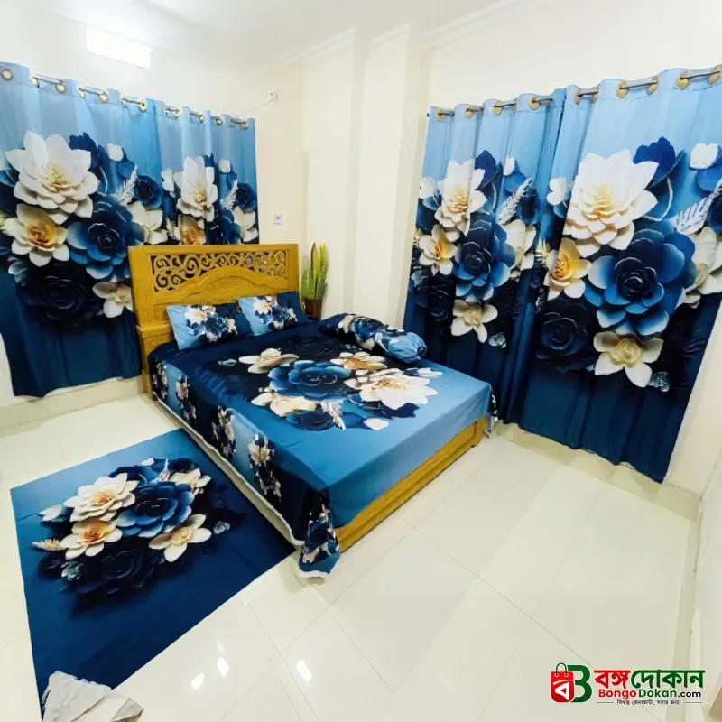 Water Proof China Premium 3D Design Bed Sheet King Size (7.8ft/6.8ft ) - বাংলাদেশে সেরা দাম ও লাইফস্টাইল কালেকশন - গ্যালারি