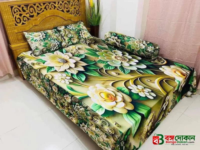 Water Proof China Premium 3D Design Bed Sheet King Size (7.8ft/6.8ft) - বাংলাদেশে সেরা দাম ও লাইফস্টাইল কালেকশন - বাংলাদেশে সেরা অফার ও দাম
