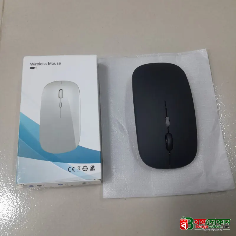 Wireless Silent Optical Mouse – 2.4GHz Wireless with Nano Receiver, 3-Level Adjustable 800/1200/1600 DPI, Ergonomic Ambidextrous Design & Long Battery Life - বাংলাদেশে সেরা দাম ও স্পেসিফিকেশন - গ্যালারি