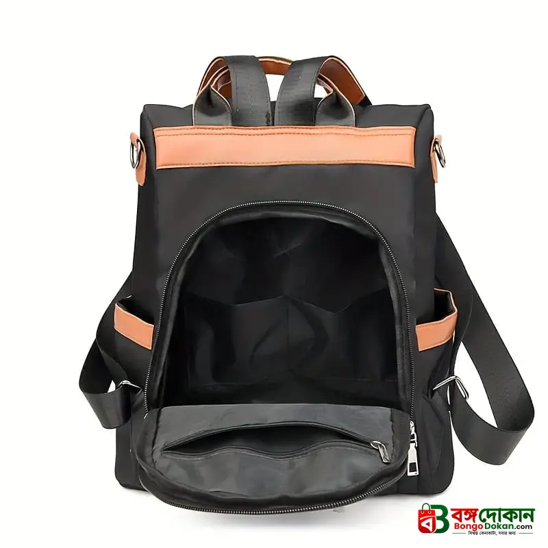 Women Large Capacity Outdoor Tote Bag ( Orrange/ black) - বাংলাদেশে সেরা দাম ও আকর্ষণীয় কালেকশন - গ্যালারি