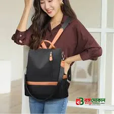 Women Large Capacity Outdoor Tote Bag ( Orrange/ black) - বাংলাদেশে সেরা দাম ও আকর্ষণীয় কালেকশন - গ্যালারি