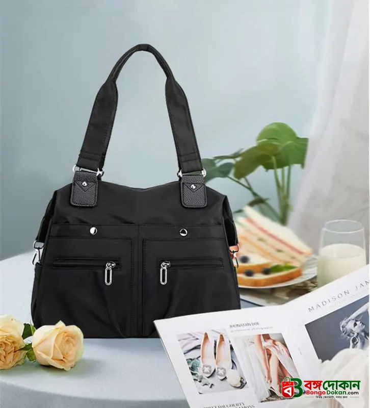 Women's Handbag Solid (black) - বাংলাদেশে সেরা দাম ও আকর্ষণীয় কালেকশন - গ্যালারি