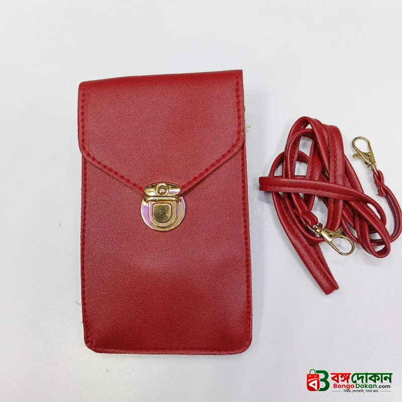 Women's PU Leather Phone Holder With Neck Strap Wallets Touch Screen Bags(Red) - বাংলাদেশে সেরা দাম ও আকর্ষণীয় কালেকশন - গ্যালারি