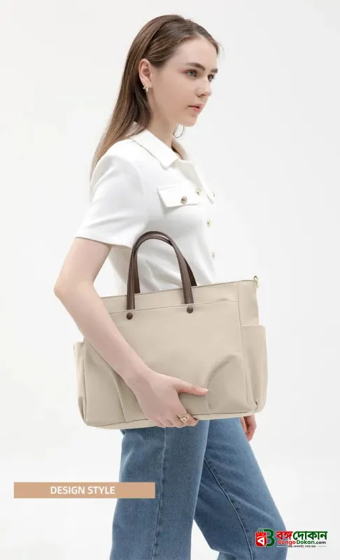 Women's Tote Bag Large Capacity 14 Inch & 15.6 Inch Laptop Shoulder Bag, Single Shoulder Handbag Crossbody Work Tote Bag - বাংলাদেশে সেরা দাম ও আকর্ষণীয় কালেকশন - গ্যালারি