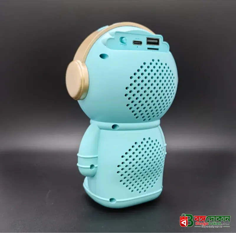 Wrader X808 Cute Astronaut Wireless Bluetooth Speaker – 5W Woofer Bass, RGB LED Lights, TWS Stereo, FM, USB & TF Card Support - বাংলাদেশে সেরা দাম ও স্পেসিফিকেশন - গ্যালারি