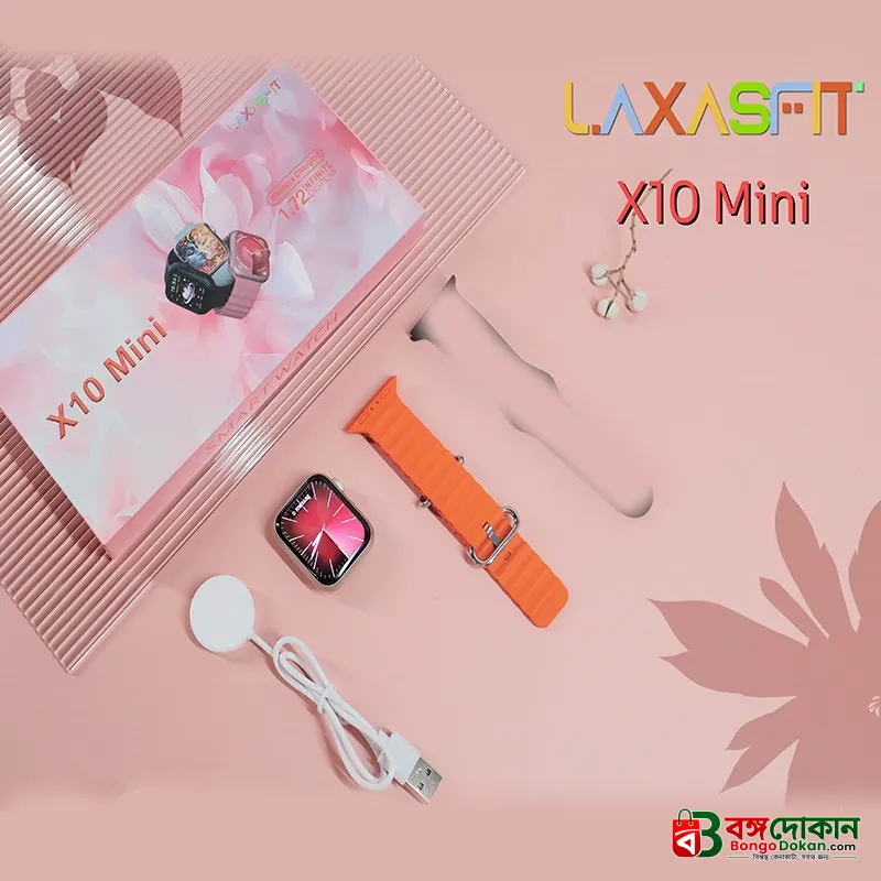 X10 Mini Smart Watch Bluetooth Calling, Two Belt, Heart Rate Monitoring Smartwatch for Ladies and Babies - বাংলাদেশে সেরা দাম ও এক্সক্লুসিভ ডিজাইন - গ্যালারি